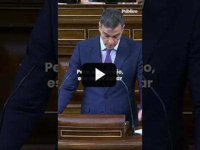 Embedded thumbnail for Video: Sánchez deja en evidencia a Aznar en el Congreso de los Diputados con el tema de Palestina
