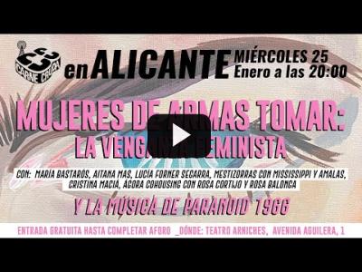 Embedded thumbnail for Video: T9x71 - Mujeres de armas tomar: la venganza feminista  (CARNE CRUDA TOUR - #1153)