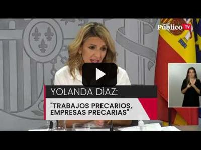 Embedded thumbnail for Video: Yolanda Díaz anuncia un plan de empleo juvenil de 5.000 millones