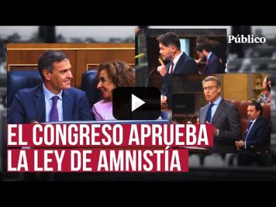 Embedded thumbnail for Video: Tensión en el Congreso en la aprobación de la ley de amnistía