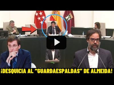 Embedded thumbnail for Video: Un concejal SACA de QUICIO al &amp;quot;GUARDAESPALDAS&amp;quot; de ALMEIDA por NO expulsar a ORTEGA SMITH!