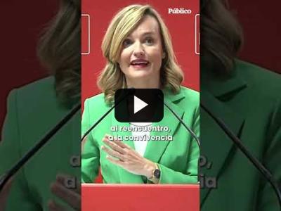 Embedded thumbnail for Video: El PSOE pide &amp;quot;contención&amp;quot; a Ibarra tras utilizar el verbo violar para criticar una posible amnistía