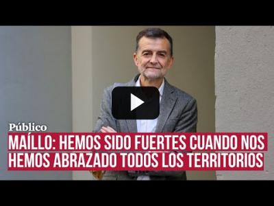 Embedded thumbnail for Video: Maíllo: “El federalismo en IU es alegrarse de que a otros territorios les vaya bien”
