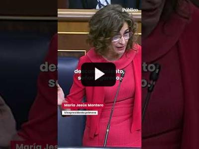 Embedded thumbnail for Video: María Jesús Montero deja atónito con su respuesta a José María Figaredo