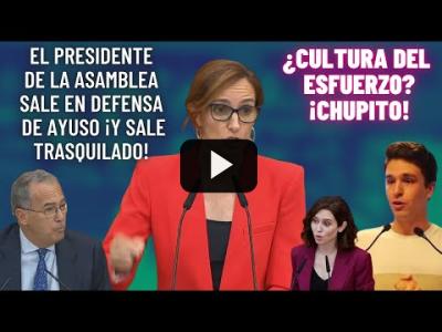 Embedded thumbnail for Video: Mónica García PLANTA CARA a AYUSO y DEJA en EVIDENCIA al Presidente de la Asamblea, Ossorio