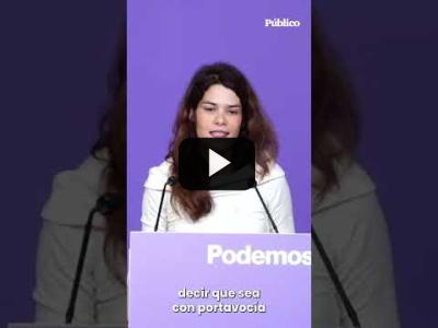 Embedded thumbnail for Video: Sumar cierra sus portavocías del Congreso y deja fuera a Podemos, IU y Más Madrid