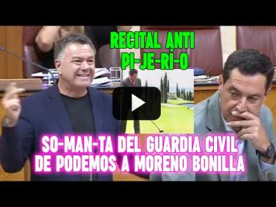 Embedded thumbnail for Video: SOMANTA del Guardia Civil de Podemos a los &amp;quot;PlJ0S&amp;quot; y Bonilla x el DESPILFARRO❗¡ES ESQUILMAR!