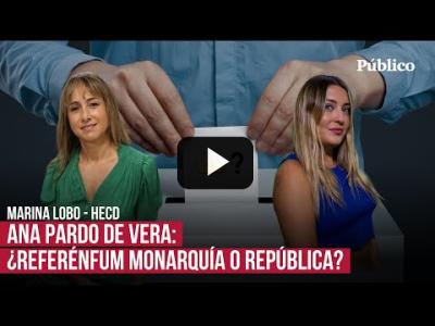 Embedded thumbnail for Video: Ana Pardo de Vera: &amp;quot;El PSOE es el sustento único de la monarquía en este momento&amp;quot;