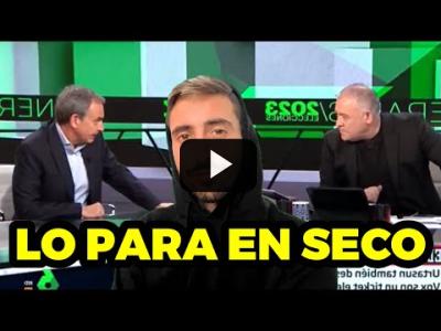 Embedded thumbnail for Video: Zapatero corta en directo a Ferreras en &amp;#039;Al rojo vivo&amp;#039;: &amp;#039;No, permítame, señor García Ferreras&amp;#039;.
