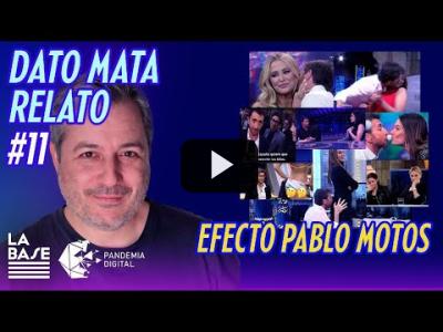 Embedded thumbnail for Video: El efecto Pablo Motos: Nadie hablaba de él hasta que se hizo la víctima - Dato Mata Relato | La Base