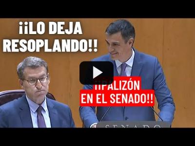 Embedded thumbnail for Video: Sánchez deja para el ARRASTRE a FEIJÓO en el Senado: ¡¡PALIZ0N HISTÓRICO!!