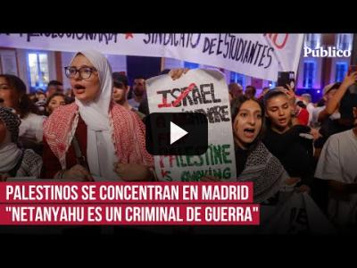 Embedded thumbnail for Video: Palestinos se manifiestan en Madrid: &amp;quot;Israel es el niño favorito de Estados Unidos&amp;quot;