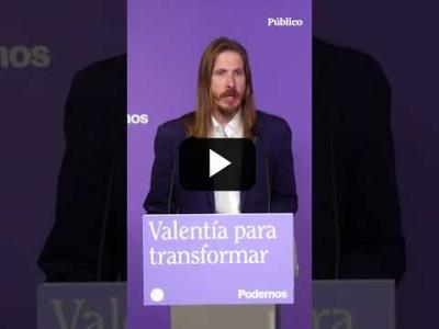 Embedded thumbnail for Video: Así valora Podemos que Yolanda Díaz haga campaña por las izquierdas