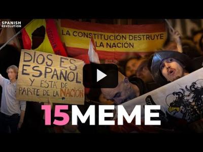 Embedded thumbnail for Video: El #15Meme: rezos, insultos y mucha gomina. Un repaso por la manifestación contra la amnistía