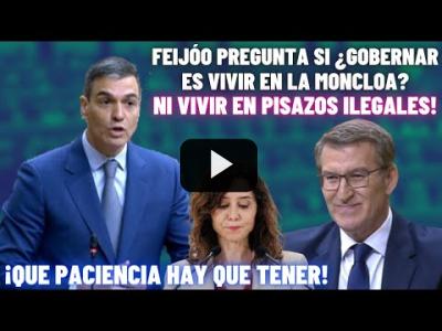 Embedded thumbnail for Video: SÁNCHEZ sacude a FEIJÓO tras acusarlo gravemente: ¡PLANTE CARA a la CORRUPCIÓN y a AYUSO!