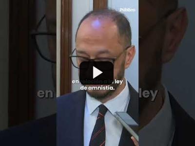 Embedded thumbnail for Video: El PSOE carga contra el Senado por su intento de frenar la amnistía