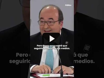 Embedded thumbnail for Video: Miquel Iceta: &amp;quot;Me sorprendería que el PP pusiera a un alcalde independentista en Barcelona&amp;quot;