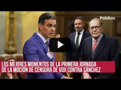 Embedded thumbnail for Video: De la interrupción a Sánchez a los bulos de Abascal: así ha sido la primera jornada de la moción