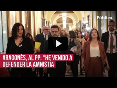 Embedded thumbnail for Video: Aragonès defiende en el Senado la amnistía frente al poder territorial del PP