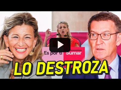 Embedded thumbnail for Video: YOLANDA DÍAZ destruye a FEIJÓO y contesta al CÍRCULO de EMPRESARIOS