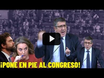 Embedded thumbnail for Video: Patxi López levanta al Congreso con este REPASO a PP y VOX tras su ATAQUE a las MUJERES en CyL