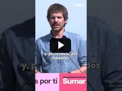 Embedded thumbnail for Video: Sumar, sobre el cara a cara: “Dos hombres debatiendo no representan a la sociedad española”