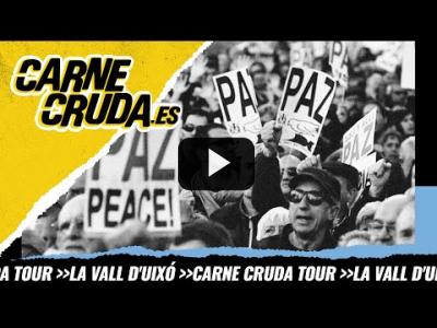 Embedded thumbnail for Video: T9x125 - ¿Por qué ya no somos pacifistas? Un programa desde La Vall d´Uixó (CARNE CRUDA TOUR)