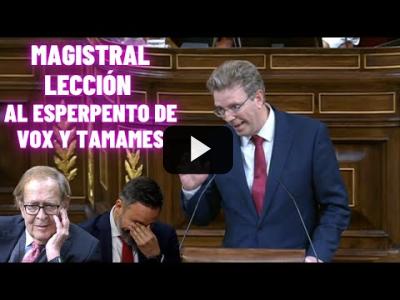 Embedded thumbnail for Video: La extraordinaria lección de un diputado catalán a VOX y Tamames: Son la ANTIPOLÍTICA