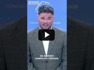 Embedded thumbnail for Video: La colleja de Rufián a Feijóo y al PP #shorts