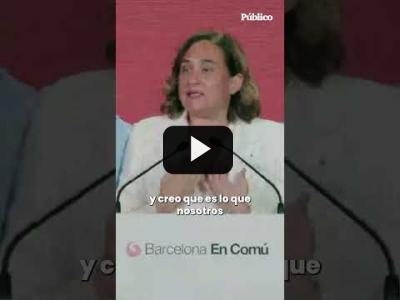 Embedded thumbnail for Video: Ada Colau pide a las fuerzas progresistas hablar para formar gobierno: &amp;quot;Esto hay que hacerlo&amp;quot;