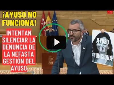 Embedded thumbnail for Video: &amp;quot;¡AYUSO NO FUNCIONA!&amp;quot;, Padilla RETRATA al PP mientras intentan SILENCIARLE!