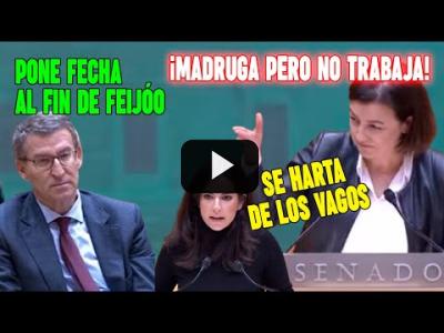 Embedded thumbnail for Video: ¡SE PONE FINA A ZASCAS! Senadora harta de VAGOS en PP-VOX, dice el MES en el que SE CARGAN a Feijóo