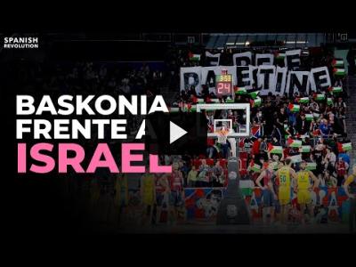 Embedded thumbnail for Video: Así se recibió al Maccabi de Tel Aviv de Israel en la cancha del Baskonia en Vitoria