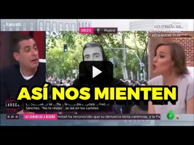 Embedded thumbnail for Video: El “periodista” Antonio Naranjo mintiendo sobre Begoña Gómez: &amp;quot;LA HAN IMPUTADO POR CORRUPCIÓN&amp;quot;