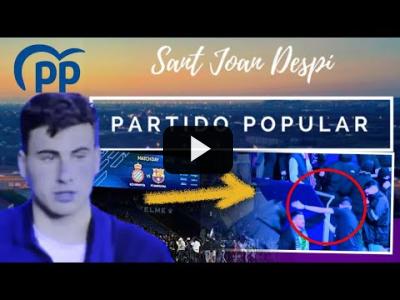 Embedded thumbnail for Video: DOS CANDIDATOS DEL PP entre los ultras del Español que saltaron a agredir a jugadores del Barça