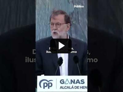 Embedded thumbnail for Video: Lapsus de Rajoy sobre Ayuso: ¿Alcaldesa de Madrid o presidenta de la Comunidad?