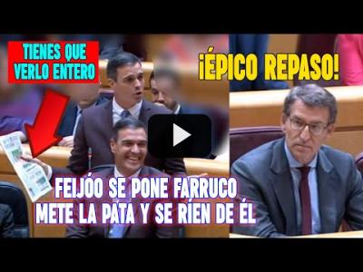 Embedded thumbnail for Video: FEIJÓO está ACABADO, Sánchez se lo VENTILA de FORMA ÉPICA y señala a EL MUNDO como TITIRITERO del PP
