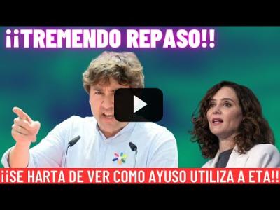 Embedded thumbnail for Video: Un diputado vasco se HARTA de que AYUSO utilice a E-T-A y le mete este TREMENDO REPASO