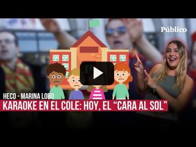 Embedded thumbnail for Video: Marina Lobo y la profesora de León que puso en el Karaoke el &amp;#039;Cara el sol&amp;#039; a sus alumnos