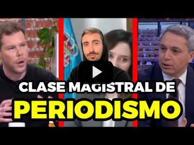Embedded thumbnail for Video: La bestial aparición de Manu Levín en TVE dando una lección de periodismo a Vicente Vallés