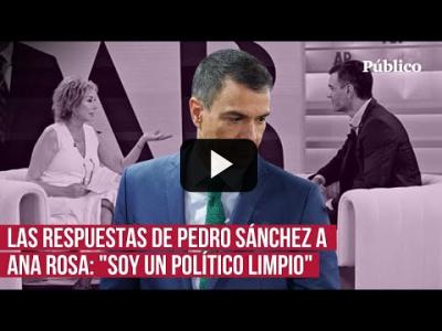 Embedded thumbnail for Video: Pedro Sánchez vs. Ana Rosa: así ha sido el primer cara a cara del 23J
