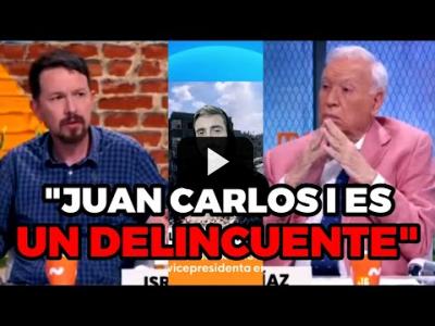 Embedded thumbnail for Video: Pablo Iglesias a todos los tertulianos de TVE: “Juan Carlos I tendría que haber ido a la cárcel”