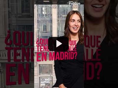 Embedded thumbnail for Video: ¿Quién tiene que tener una calle en Madrid? Rita Maestre, a examen