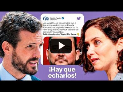 Embedded thumbnail for Video: El PP denuncia la lona con su propio tuit contra el hermano de Ayuso