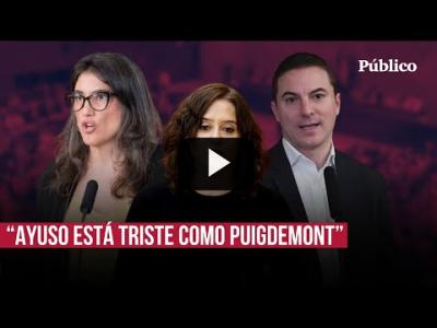 Embedded thumbnail for Video: La izquierda delata el nerviosismo de Ayuso: &amp;quot;Habla más de Catalunya que de Madrid&amp;quot;