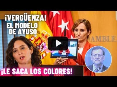 Embedded thumbnail for Video: Mónica García saca los colores a Ayuso: El modelo de sanidad del PP, ¡Un PLASMA!