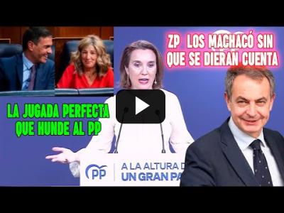 Embedded thumbnail for Video: El TORTAZO en SECO de Zapatero que NADIE VIO VENIR, a un PP RIDÍCULO y SIMPLÓN q se contradice